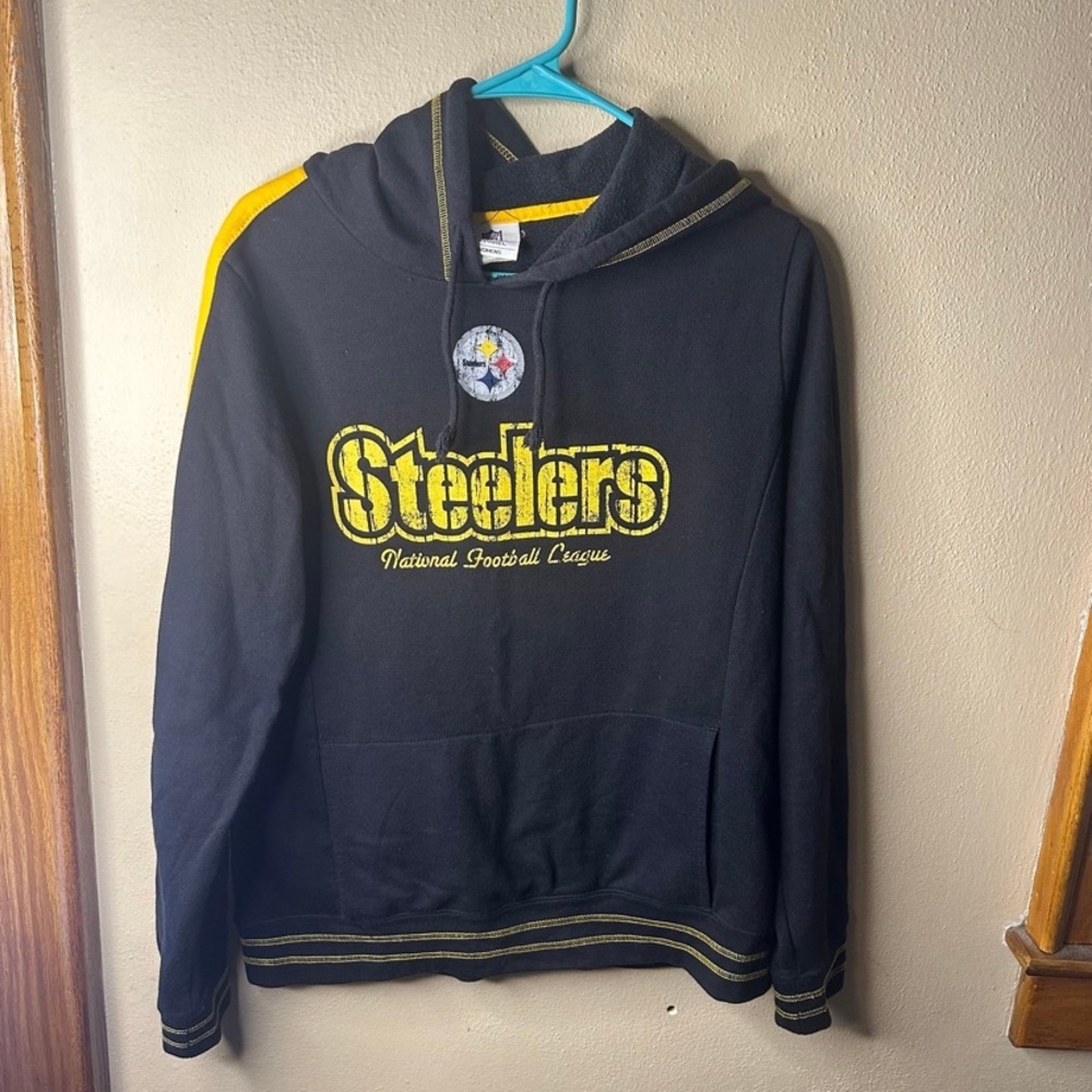 Womens NFL Steelers Football Hoodie Size Large